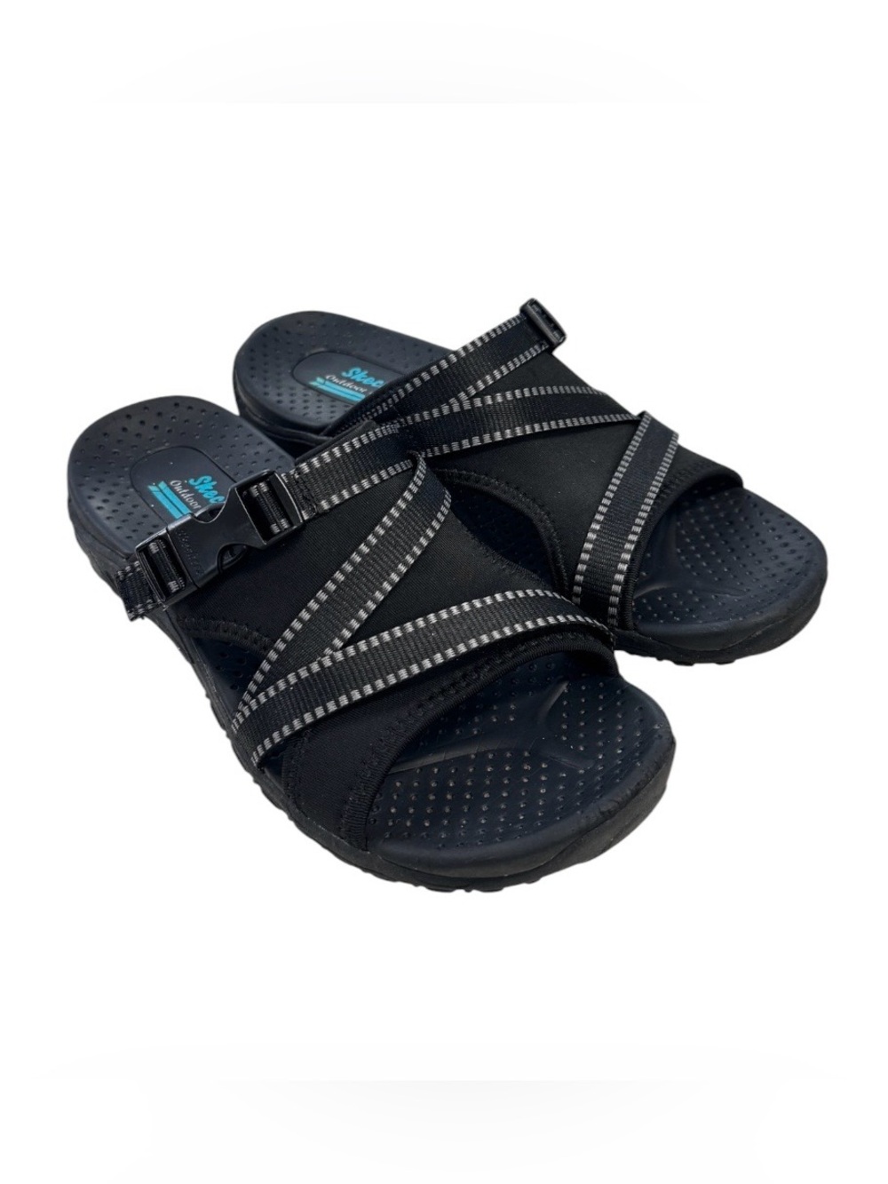 Skechers Women's Reggae Perfect Planning
Comfort Slide Sandal Sz.6